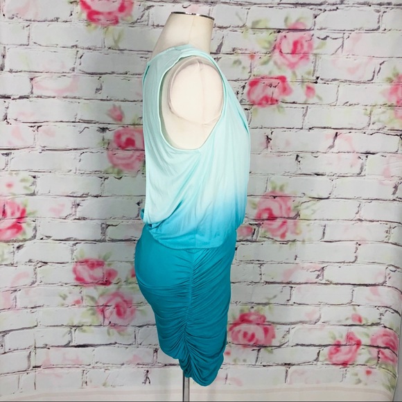 Young fabulous & broke Stacey turquoise ombré dres - Picture 4 of 8